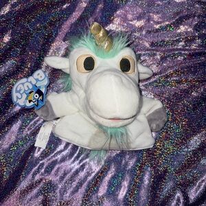 Bluey Unicorse Hand Puppet Plush